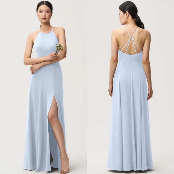 Jenny Yoo Kayla Dress in Whisper Blue, Size 6 - Picture 15 of 15